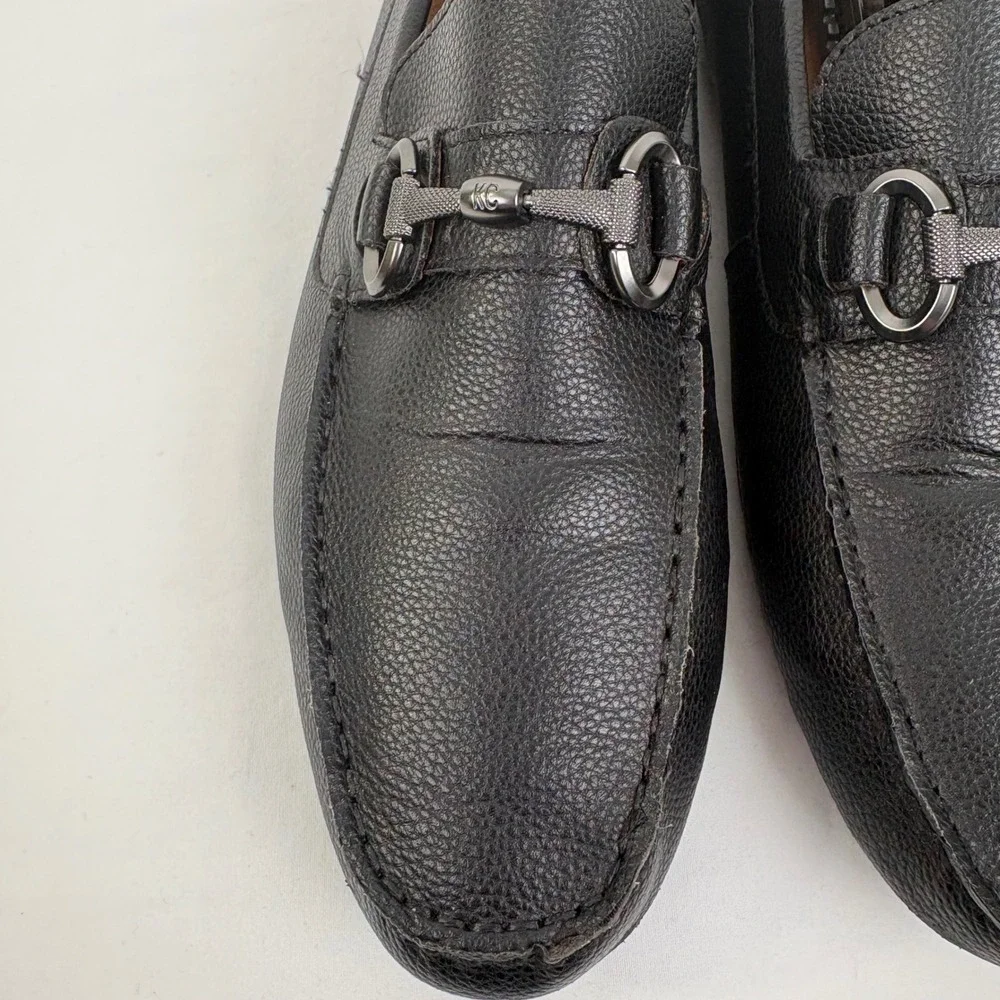 Kenneth Cole Dawson Bit Driver‎ Mens Black Slip On Loafers Shoes Size 10M